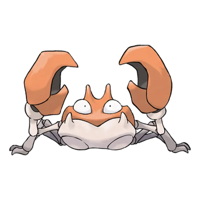 Krabby, the River Crab Pokémon — Water-type Pokémon official artwork