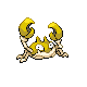 Krabby shiny front-facing sprite from Pokémon Pearl