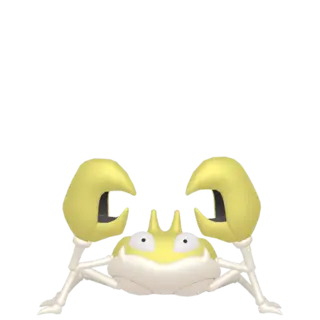 Krabby shiny front-facing sprite from Pokémon Let's Go, Eevee!