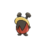 Kricketot back-facing sprite from Pokémon White