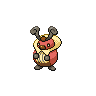 Kricketot front-facing sprite from Pokémon White
