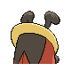 Kricketot back-facing sprite from Pokémon HeartGold