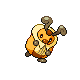 Kricketot shiny front-facing sprite from Pokémon HeartGold