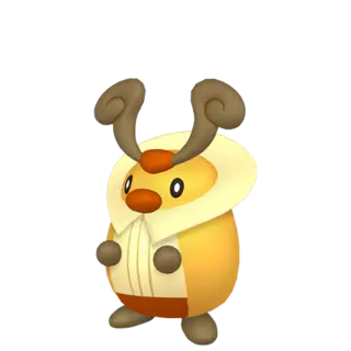Kricketot shiny front-facing sprite from Pokémon Brilliant Diamond