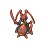 Kricketune front-facing sprite from Pokémon White 2