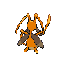 Kricketune shiny back-facing sprite from Pokémon White 2