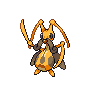 Kricketune shiny front-facing sprite from Pokémon White 2