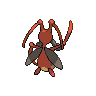 Kricketune back-facing sprite from Pokémon Black