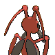 Kricketune back-facing sprite from Pokémon Pearl