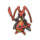 Kricketune front-facing sprite from Pokémon Pearl