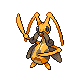 Kricketune shiny front-facing sprite from Pokémon Pearl