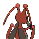 Kricketune back-facing sprite from Pokémon HeartGold