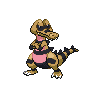 Krokorok front-facing sprite from Pokémon Black 2