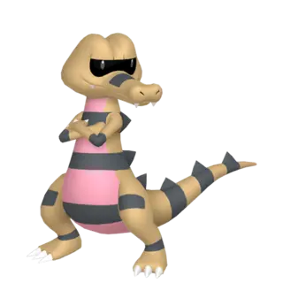 Krokorok front-facing sprite from Pokémon Alpha Sapphire