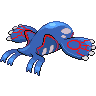 Kyogre back-facing sprite from Pokémon White