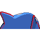 Kyogre back-facing sprite from Pokémon Pearl
