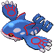 Kyogre front-facing sprite from Pokémon Pearl