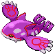 Kyogre shiny front-facing sprite from Pokémon Pearl