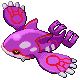 Kyogre shiny front-facing sprite from Pokémon HeartGold