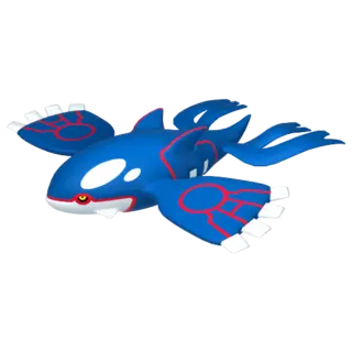 Kyogre front-facing sprite from Pokémon X