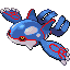 Kyogre front-facing sprite from Pokémon Sapphire