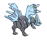 Kyurem back-facing sprite from Pokémon White 2