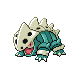 Lairon shiny front-facing sprite from Pokémon Pearl