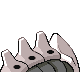 Lairon back-facing sprite from Pokémon HeartGold
