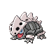 Lairon front-facing sprite from Pokémon HeartGold