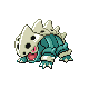 Lairon shiny front-facing sprite from Pokémon HeartGold