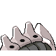 Lairon back-facing sprite from Pokémon Platinum