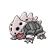 Lairon front-facing sprite from Pokémon Platinum