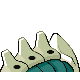 Lairon shiny back-facing sprite from Pokémon Platinum