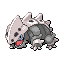 Lairon front-facing sprite from Pokémon Sapphire