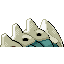 Lairon shiny back-facing sprite from Pokémon Sapphire
