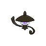 Lampent shiny back-facing sprite from Pokémon Black