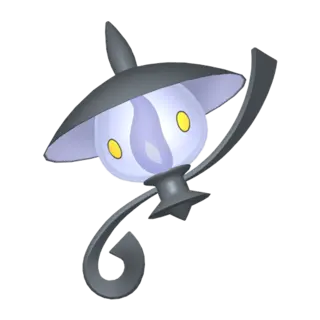 Lampent front-facing sprite from Pokémon Omega Ruby