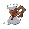 Landorus back-facing sprite from Pokémon Black 2