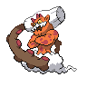 Landorus front-facing sprite from Pokémon Black 2