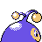 Lanturn back-facing sprite from Pokémon Crystal