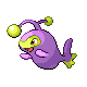 Lanturn shiny front-facing sprite from Pokémon Diamond