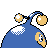 Lanturn back-facing sprite from Pokémon Silver