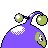Lanturn shiny back-facing sprite from Pokémon Silver