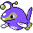 Lanturn shiny front-facing sprite from Pokémon Silver