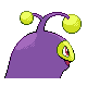 Lanturn shiny back-facing sprite from Pokémon HeartGold