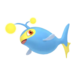 Lanturn front-facing sprite from Pokémon X