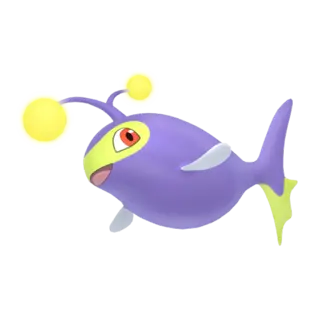 Lanturn shiny front-facing sprite from Pokémon X