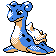 Lapras front-facing sprite from Pokémon Crystal