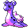 Lapras shiny front-facing sprite from Pokémon Crystal