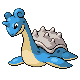 Lapras front-facing sprite from Pokémon Pearl